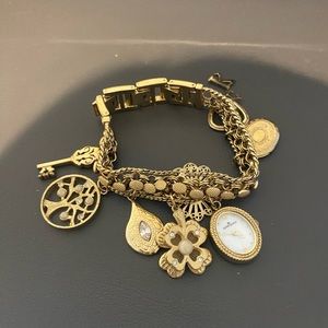 Anne Klein charm bracelet